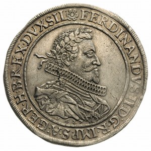 talar 1627, Wrocław, Aw: Popiersie Ferdynanda w prawo i...