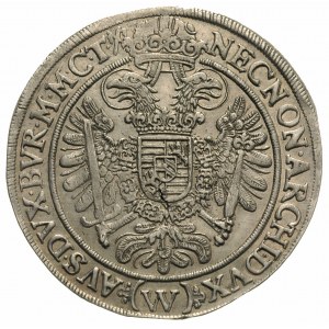 talar 1627, Wrocław, Aw: Popiersie Ferdynanda w prawo i...
