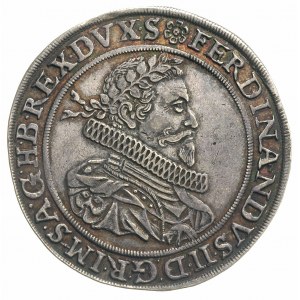 talar 1632, Wrocław, Aw: Popiersie Ferdynanda w prawo i...