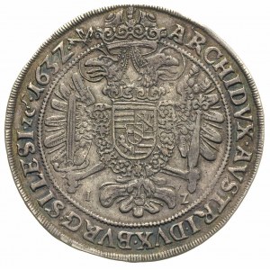 talar 1632, Wrocław, Aw: Popiersie Ferdynanda w prawo i...