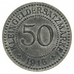 50 fenigów bez daty i Piła 50 fenigów 1916, cynk, Menze...