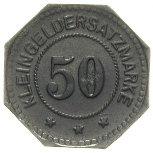 50 fenigów 1918, i Mrągowo 50 fenigów 1918, cynk, żelaz...