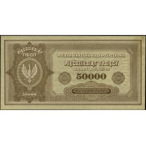 50.000 marek polskich 10.10.1922, seria F, Miłczak 33, ...