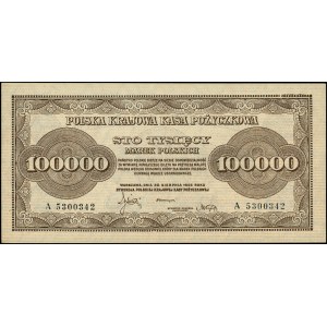 100.000 marek polskich 30.08.1923, seria A, Miłczak 35,...