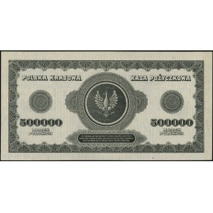 500.000 marek polskich 30.08.1923, seria B, numeracja 7...