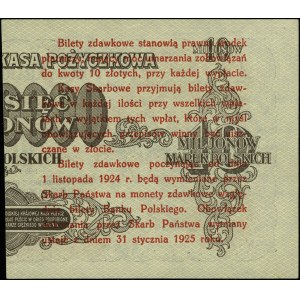 5 groszy 28.04.1924, lewa część, Miłczak 43a, Lucow 699...