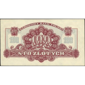 100 złotych 1944, \obowiązkowe, seria Ay 000000