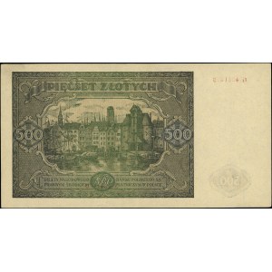 500 złotych 15.01.1946, seria G, Miłczak 121a, Lucow 11...