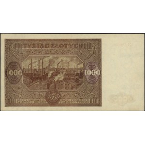 1.000 złotych 15.01.1946, seria AA, Miłczak 122h, Lucow...