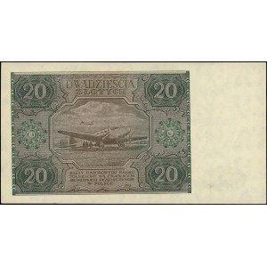 20 złotych 15.05.1946, seria G, Miłczak 127b, Lucow 119...