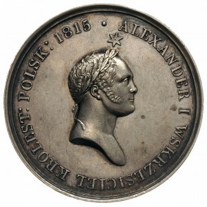 Aleksander I- medal 1826 r, Aw: Popiersie cara w prawo ...