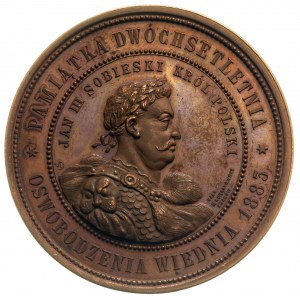 medal z okazji 200 rocznicy Odsieczy Wiedeńskiej wybity...