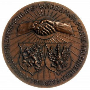 medal na otwarcie Fabryki Philipsa w Warszawie, 1923 r....