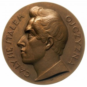 Juliusz Słowacki- medal projektu Tadeusz Breyera wybity...