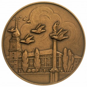 medal nagrodowy projektu J. Aumillera, Zjednoczenia Pol...