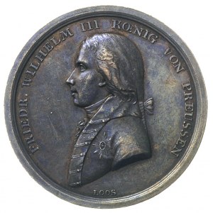 medal 1798 autorstwa Loos’a wybity z okazji hołdu w Ber...