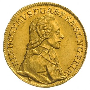 dukat 1784 / M, złoto 3.47 g, Probszt 2399, Zöttl 3149,...