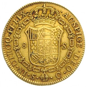 8 escudo 1788 / S-C, Sewilla, złoto 27.00 g, Cayon 1301...