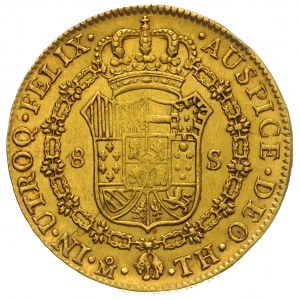 8 escudo 1808 / M-TH, Meksyk, złoto 26.99 g, Cayon 1635...