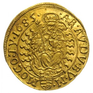 dukat 1685, Krzemnica, złoto 3.49 g, Huszar 1323, Her. ...
