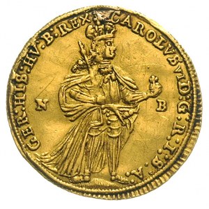 dukat 1725 / NB, Nagy Banya, złoto 3.42 g, Huszar 1588-...
