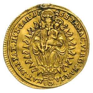 dukat 1725 / NB, Nagy Banya, złoto 3.42 g, Huszar 1588-...