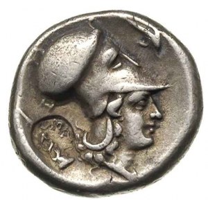 Koryntia, Korynt, stater z kontrmarką 400-338 pne, Aw: ...
