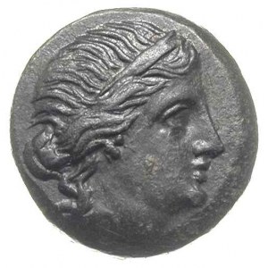 Tessalia, Messembria, brąz ok. 115-72, Aw: Głowa kobiec...