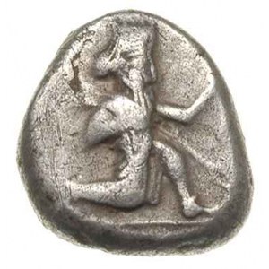 Dariusz I 510-486 pne, siglos, Aw: Król w przyklęku w p...