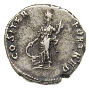 Wespazjan 69-79, denar 70, Rzym, Aw: Popiersie cesarza ...