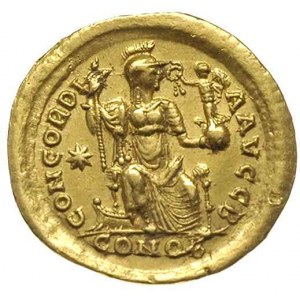 Honoriusz 393-423, solidus ok. 408-420, Konstantynopol,...