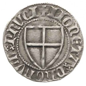 Winrych von Kniprode 1351-1382, szeląg, Aw: Tarcza Wiel...