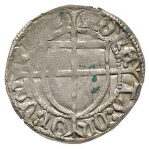 Konrad von Erlichshausen 1441-1449, szeląg, Aw: Tarcza ...