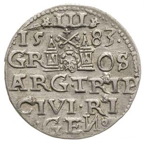 trojak 1583, Ryga, Iger R.83.f (R1), Gerbaszewski 14