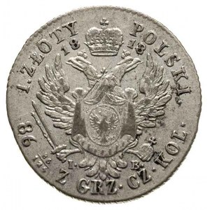 1 złoty 1818, Warszawa, Plage 62, Bitkin 842