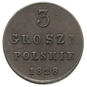 3 grosze 1828, Warszawa, Iger KK.28.1.(R), Bitkin 1032,...