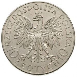 10 złotych 1933, Warszawa, Romuald Traugutt, na rewersi...