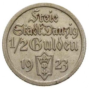 1/2 guldena 1923, Utrecht, Koga, Parchimowicz 59.a