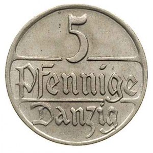 5 fenigów 1923, Berlin, Parchimowicz 55.a, bardzo ładne