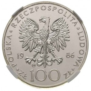 100 złotych 1986, Szwajcaria, Jan Paweł II, srebro, mon...