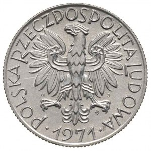 5 złotych 1971, Warszawa, Parchimowicz 220.d, piękne i ...