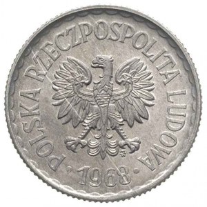 1 złoty 1968, Warszawa, Parchimowicz 213.e, bardzo rzad...