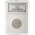 5 złotych 1994, Warszawa,próba niklowa, Parchimowicz P-...