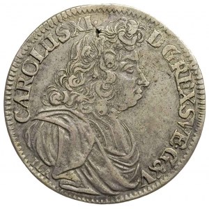Karol XI 1660-1697, 2/3 talara (gulden) 1690, Szczecin,...