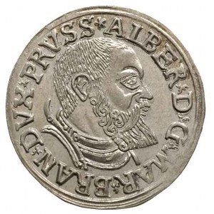 Albrecht Hohenzollern 1525-1568, trojak 1540, Królewiec...