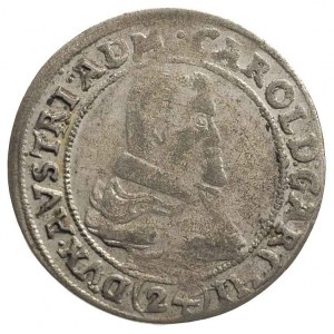 Karol Austriacki 1608-1624, 24 krajcary bez daty, Nysa,...