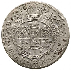 Franciszek Ludwik 1683-1732, 15 krajcarów 1694, Nysa, F...