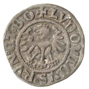 Ludwik Jagiellończyk 1516-1526, półgrosz 1526 Świdnica,...