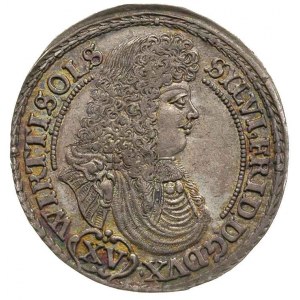 Sylwiusz Fryderyk 1668-1697, 15 krajcarów 1675, Oleśnic...