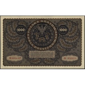 1.000 marek polskich 23.08.1919, III seria AP, Miłczak ...